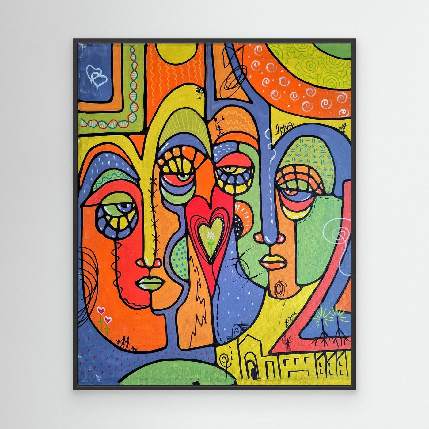 Caras multiples abstract 